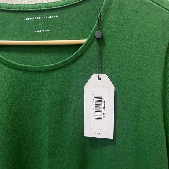 Women’s Green T-shirt dress - Picture 2 of 3